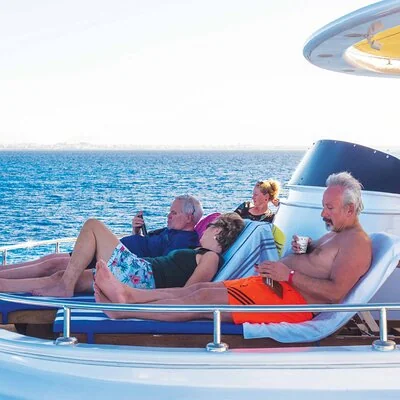 Elite VIP Cruise Hurghada - Deck View