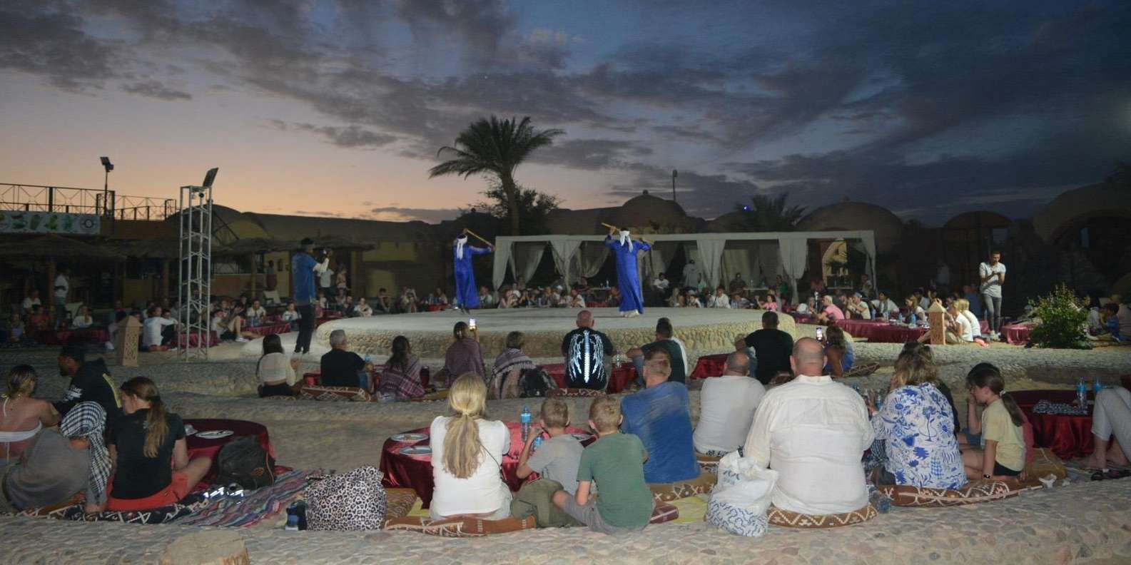 Hurghada: Desert Safari with Camel Ride & Dinner Show
