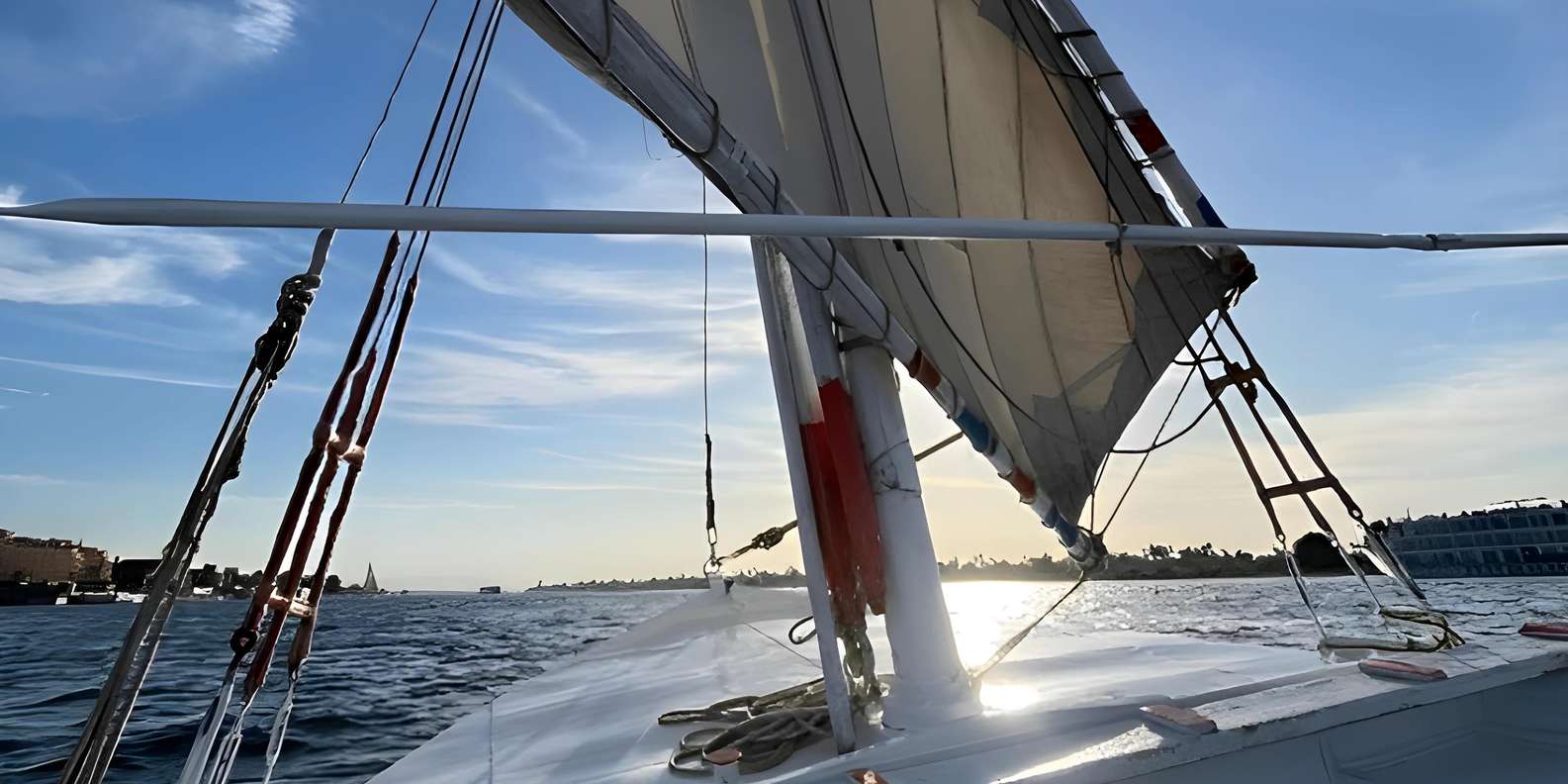 Luxor: Nile River Private Sunset Felucca Ride