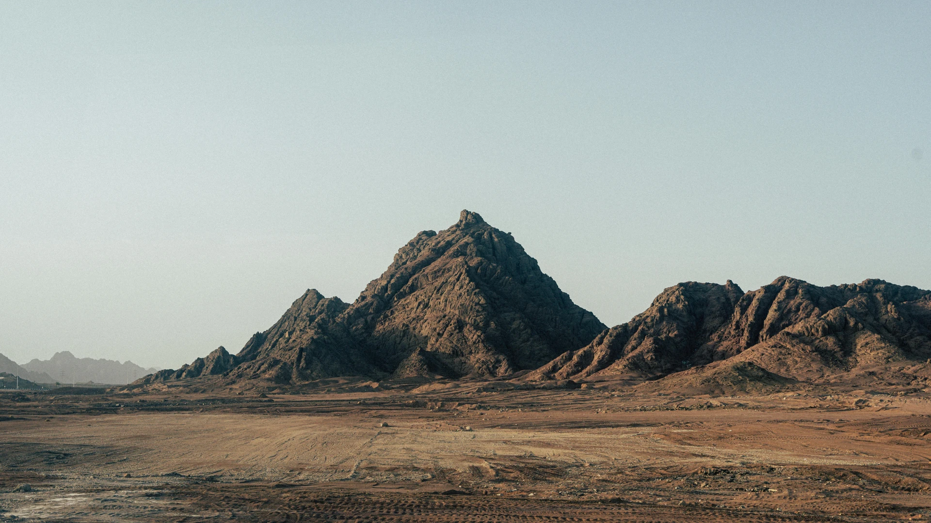 Sharm El Sheikh, Egypt - Explore the rugged beauty of sharm el-sheikh's mountainous landscape under a clear sky.